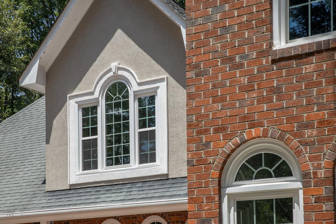house picture windows exterior view
